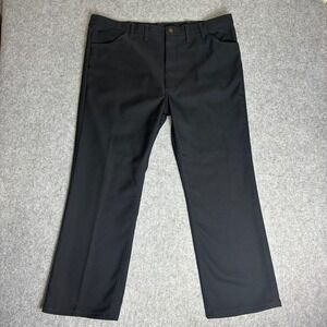 Vintage Wrangler Wrancher Dress Pants Mens 42x29 Flare Western Cowboy USA Pants